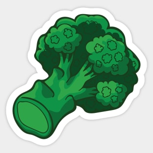 Green Broccoli Sticker